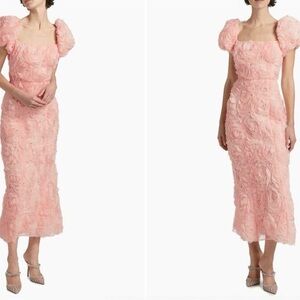 Elliatt rosella midi floral dress bridal bridesmaid tea 3D size small NWT